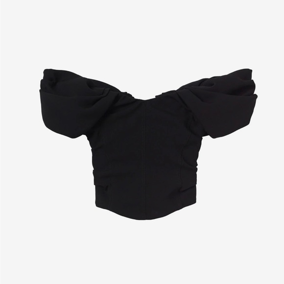 NWT A.L.C. Nora Off Shoulder Black Top | Size 4 - Picture 7 of 11